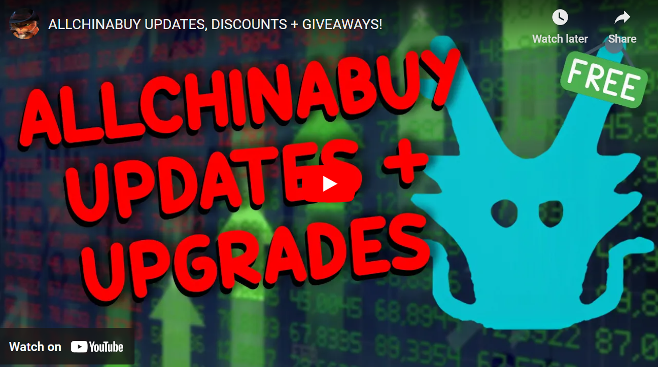 JEI: Allchinabuy Updates, Discounts + Giveaways!